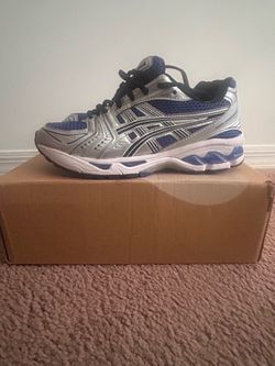 Silver Blue Asics