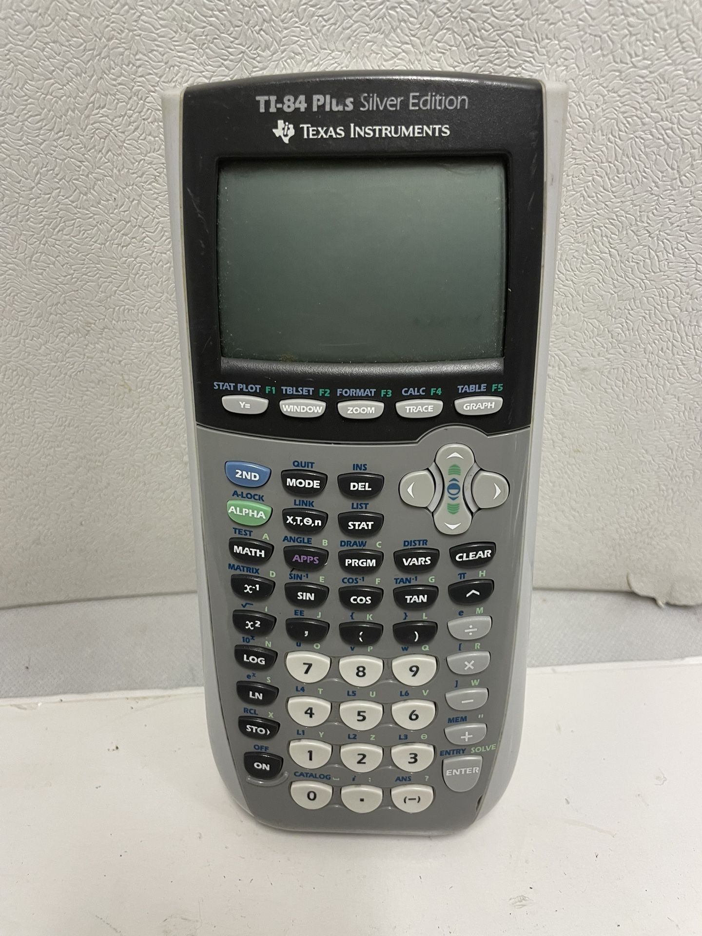Texas Instruments TI-84 Plus Silver Edition Graphing Calculator Tested Working