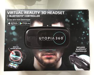 VR headset w/ Bluetooth remote