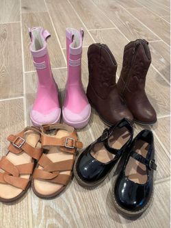 Toddler boots/shoes/sandals size 8