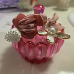 New Glass Candle With Charm