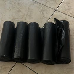 50 Trash Bags 60 Gallon 38x58