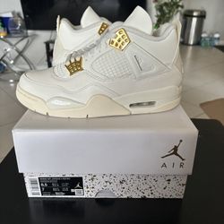 Jordan 4 Metallic Gold (W)