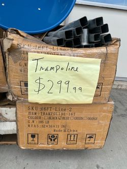 16ft Trampoline Blue