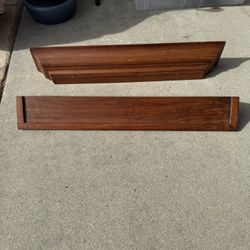 Wooden Display Shelves