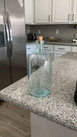 Antique blue bottle  vintage bottle 1870- -1910