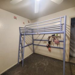 Twin Loft Bed With Mattress 
