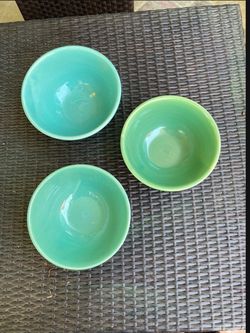 💎Three 💎 Vintage BAUER Ring Ware Large Mixing Bowls 💎X3💎