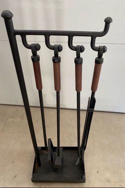 Fireplace Tool Set with Stand