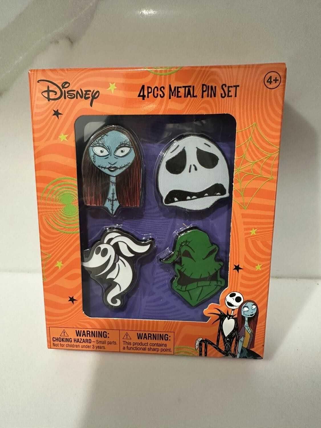 Nightmare Before Christmas Metal Pin Set