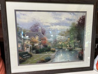 Thomas Kincaid Framed Painting