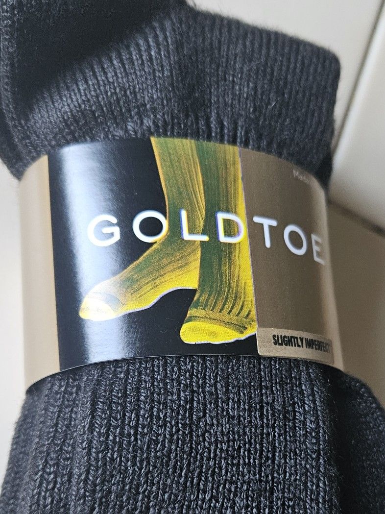 Gold Toe Comfort Top 3 Pair Work Casual Black Socks