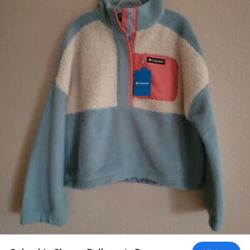 Columbia Ladies Relaxed Fit Sherpa Fleece Pullover 