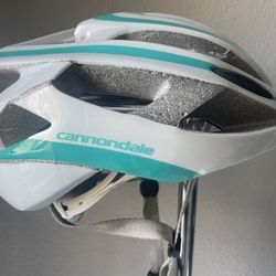 Cannondale Teramo White-Teal Helmet