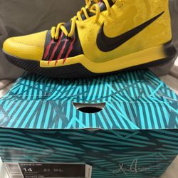 Kyrie 3 Mamba Mentally Bruce Lee Size 14