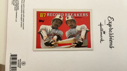 1988 Eddie Murray Topps Baseball Error Card