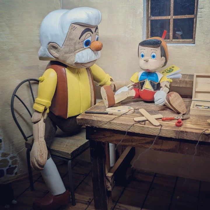 Pinocchio, Geppetto Display