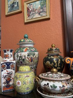 Decorative Porcelain and Ceramic Vase Collection