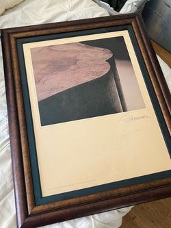 Vintage Signed 1979 Alessandro for Baker Furniture Poster Print – Museum Glass Framed