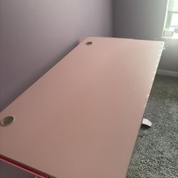 pink Gaming Disc With Cupholder And Headphone Rest