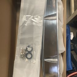 Polished Aluminum Finned Tall Valve Covers w/ Gaskets SBC Small Block Chevy 350