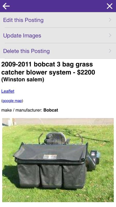 2009 2013 Bobcat Leave Bagger Catcher System 900 For Sale In Winston Salem Nc Offerup