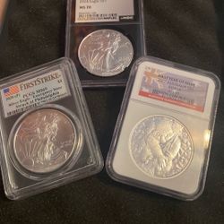 Slabbed coin lot