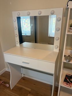 white vanity