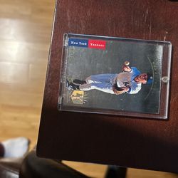 Derek Jeter Rookie Flip Card