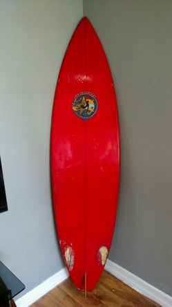 Collectors Vintage Dick Brewer / Owl Chapman Surfboard for