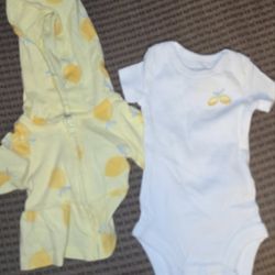 Carters Premie Jacket And Onesie