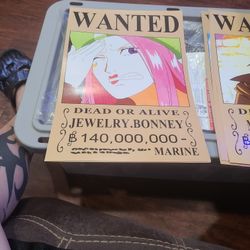 One Piece anime Wanted Poster – Jewelry Bonney Bounty official merch

