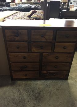 Brand New Made In USA Tall Dresser Solid Wood