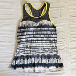 Yellow-Grey tank top size 6