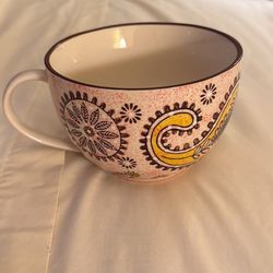 Extra Large Porcelain Mug (Almost like a small bowl)
