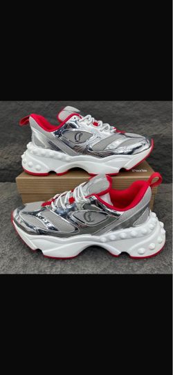 Silver Chunky Sneakers