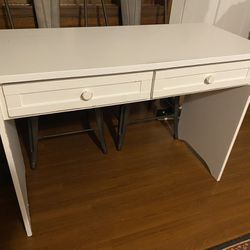 White Desk 42” X 18” 