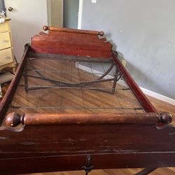 Very Unique Antique Rocking Bed