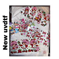 New strawberry shortcake uvdtf wraps