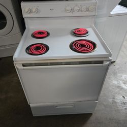 whirlpool Four Burner Electric Stove.