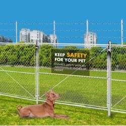 (NEW IN BOX) Chain Link Fence 30” Extension Kit 18 Pack