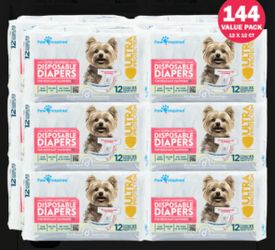 Female Dog Diapers-144 Diapers