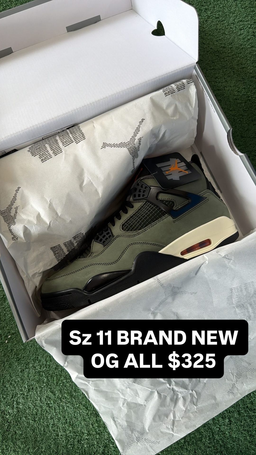 Air Jordan 4 Undefeated Sz 11