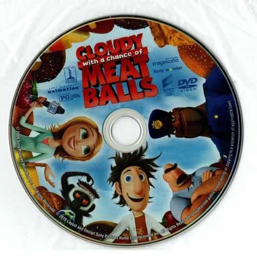 CLOUDY WITH A CHANCE OF MEAT BALLS - DVD