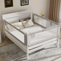 Bed Rails for Toddlers - Adjustable Baby Bed Rail Guard 6778 #2926A T4