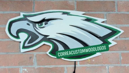 Handmade eagles logo $75 firm comes with remote