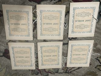 6 Vintage Saint Nicholas Storybooks identical