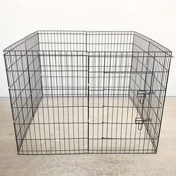 (Brand New) $49 Foldable 36” Tall x 24” Wide x 8-Panel Pet Playpen Dog Crate Metal Fence Exercise Cage