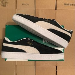 Puma suede classic black white 