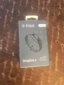 Fitbit Inspire 3 (Black) - Fitbit, Box, Charger, Bands, and Manual